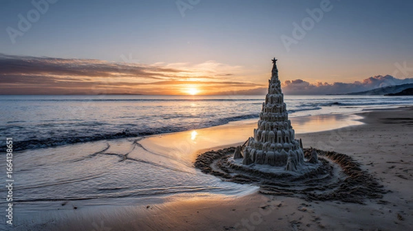 Obraz sunset at the beach