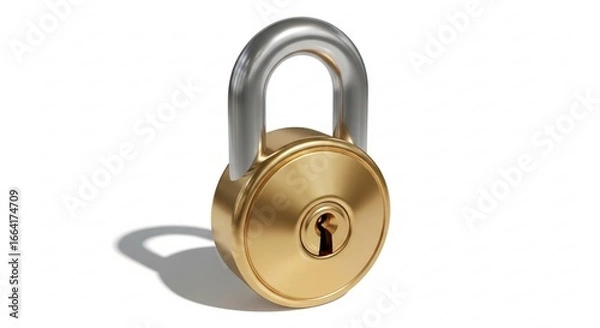 Obraz padlock and key