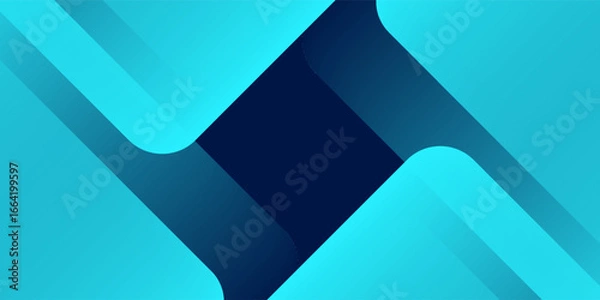Fototapeta modern blue abstract background with elegant bright diagonal lines