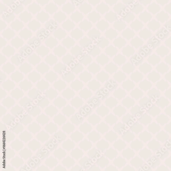 Fototapeta Seamless geometric monochrome light cream pattern.