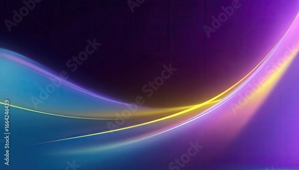 Obraz Abstract flowing lines of color