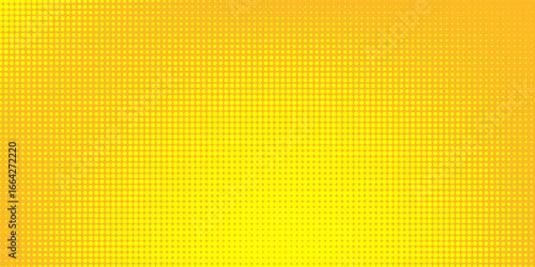 Fototapeta Dots halftone yellow and dark blue color pattern gradient grunge texture background. vector grunge. modern