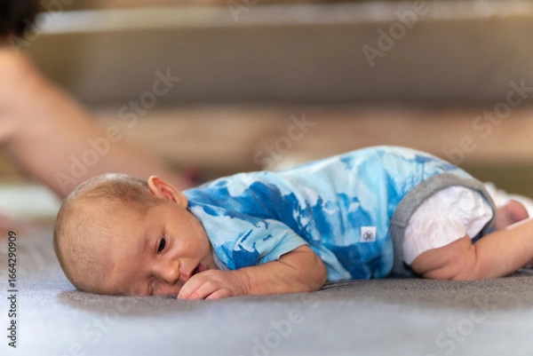 Obraz Anjali has tummy time