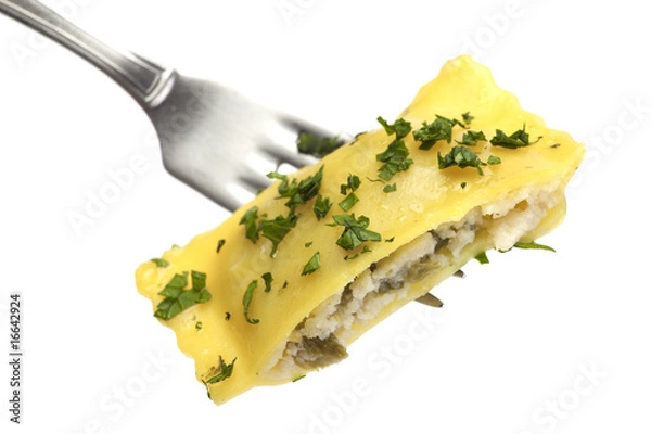 Obraz Ravioli On A Fork