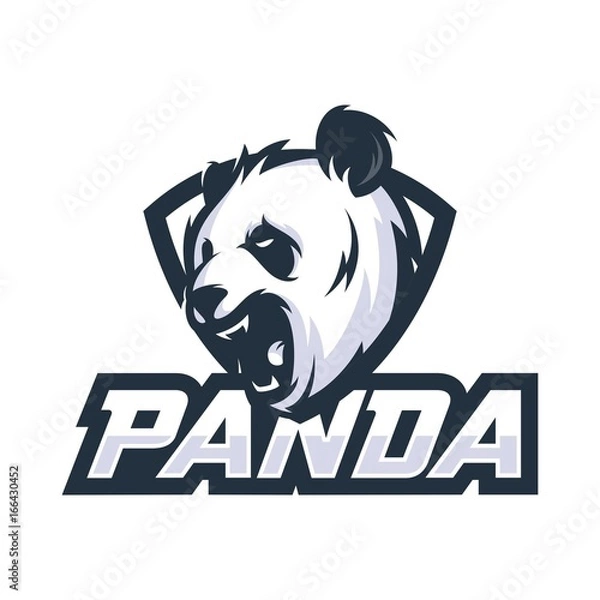 Obraz Panda Vector Logo Illustration