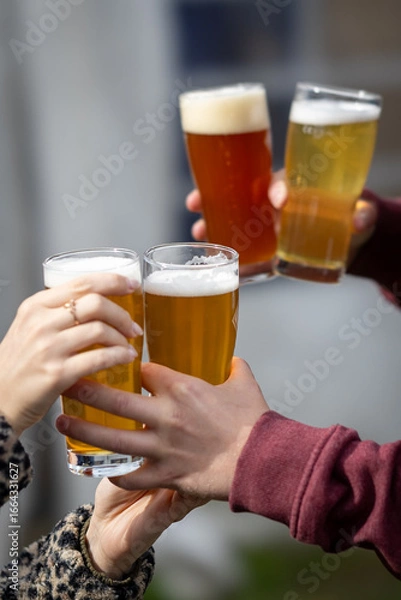 Fototapeta Biergläser