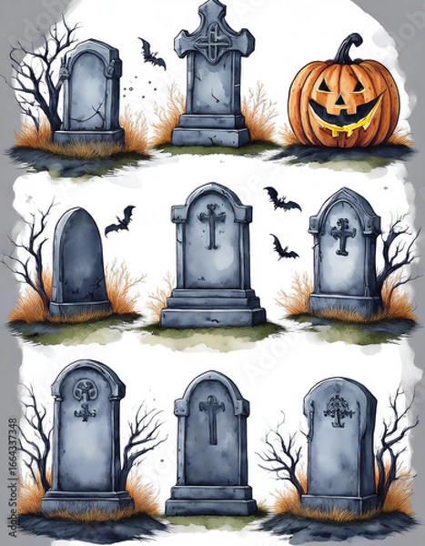 Fototapeta halloween vector illustration
