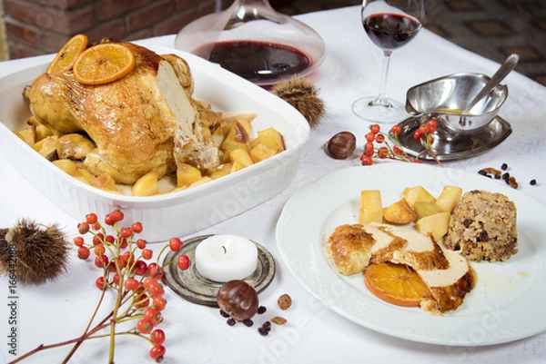 Obraz Weihnachtsmenü