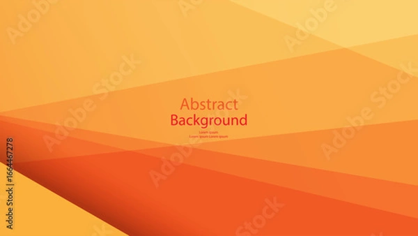 Fototapeta Warm and orange color background abstract art vector