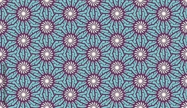 Fototapeta Boho Tiles Vibrant Mandala Fiesta Patterns geometric seamless