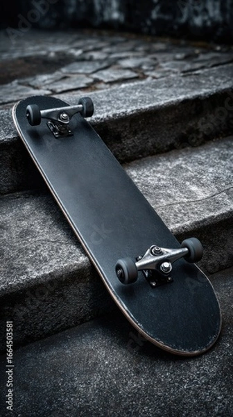 Fototapeta High-quality skateboard with durable deck smooth wheels and sturdy trucks ideal for street freestyle and urban skateboarding enthusiasts