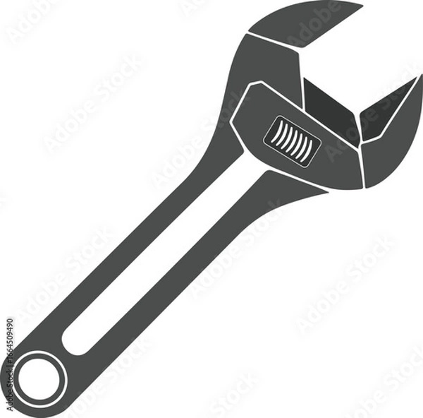 Obraz Wrench Color Vector Single Design