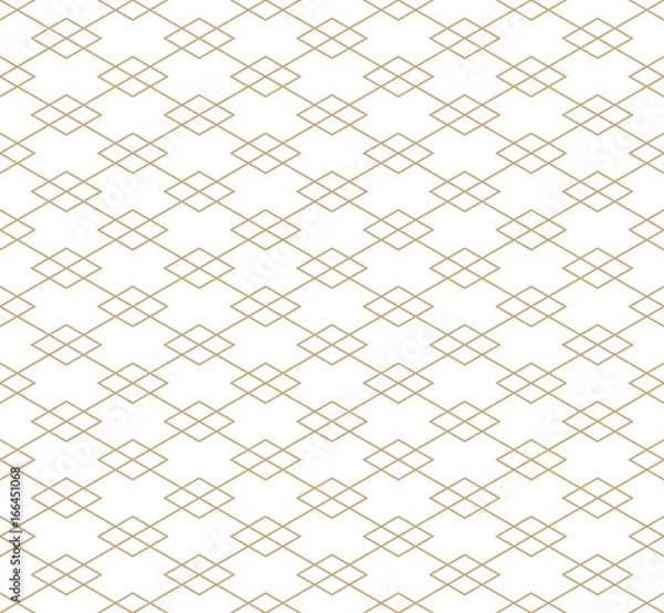 Obraz abstract seamless geometric grid vector pattern