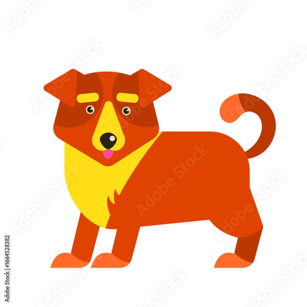 Fototapeta dog with bone