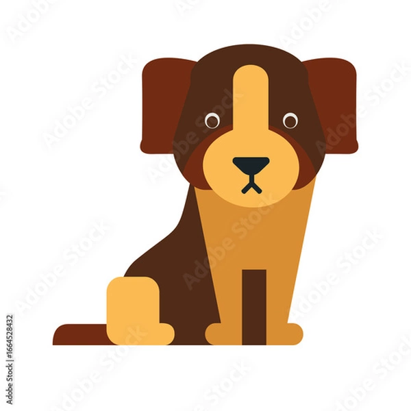 Fototapeta dog with bone