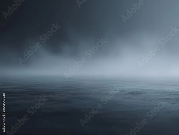 Fototapeta Ethereal and moody background featuring a textured surface fading into hazy, atmospheric depth. Ideal for adding a sense of mystery, drama, or otherworldly beauty to designs.