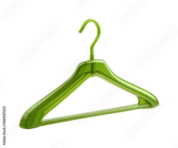 Obraz Stylish green hanger display modern home product clean environment isolated on transparent background, png