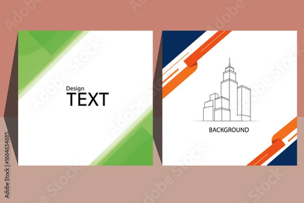 Fototapeta Creative Abstract Background Templates for Business Flyers and Covers , Professional Layout for Company Profile, Annual Report, or Product Launch