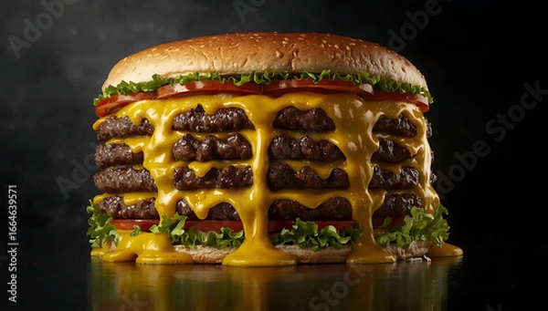 Fototapeta Giant burger