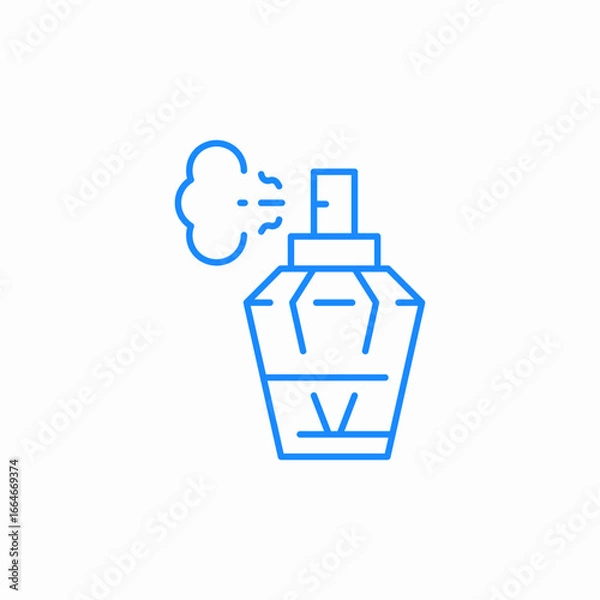 Fototapeta perfume fregrance icon sign vector