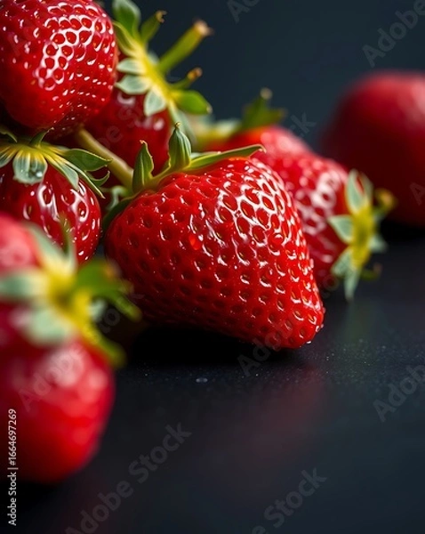 Obraz Fresh Strawberry Close-up