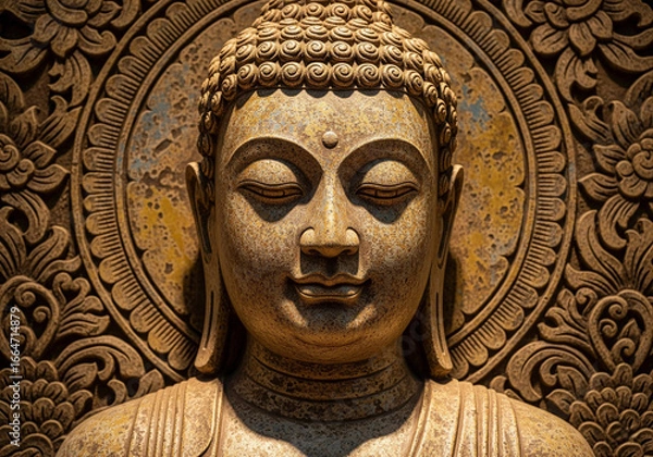 Fototapeta Serene Buddha Face