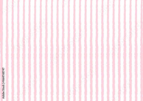 Obraz 背景　手書き風の線　ピンク