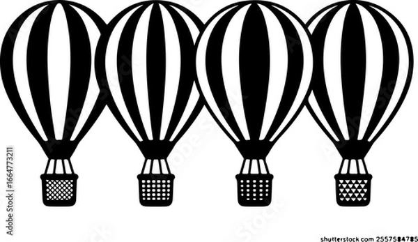 Obraz "Mountain Skies and Hot Air Dreams"