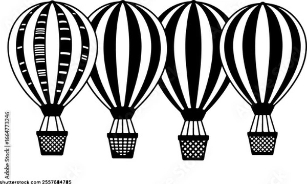 Obraz "Mountain Skies and Hot Air Dreams"