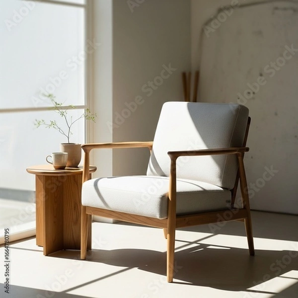 Obraz chair and table