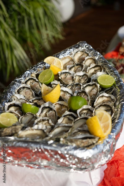 Obraz Plat d'huîtres, fruit de mer
