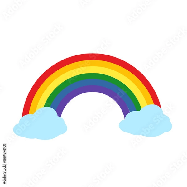 Fototapeta rainbow vector illustration