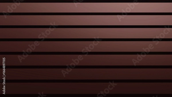 Fototapeta Abstract dark brown horizontal lines, a textured background of parallel bars and bands