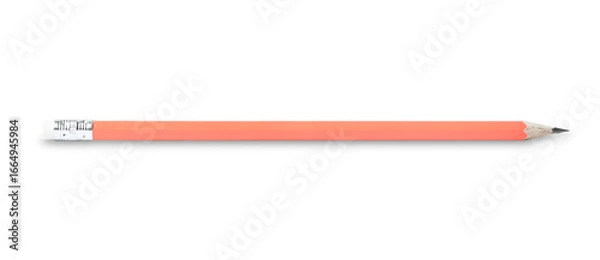 Obraz Sharp graphite pencil isolated on white