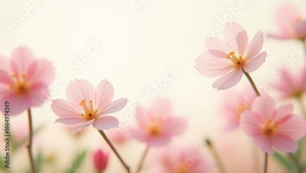 Fototapeta abstract light background, abstract light background, abstract bokeh background, white background looping video virtual beautiful over pink color