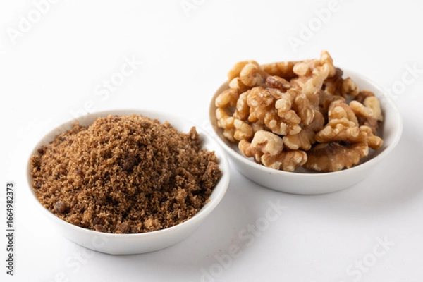 Obraz 黒砂糖とクルミ