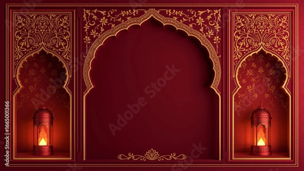 Obraz islamic calligraphy ornament