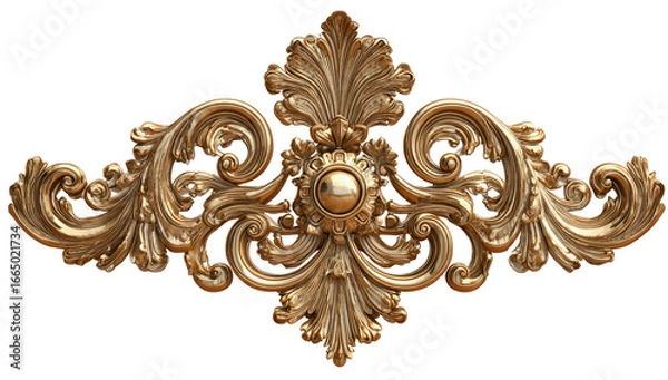Obraz Ornate gold decorative panel (1)