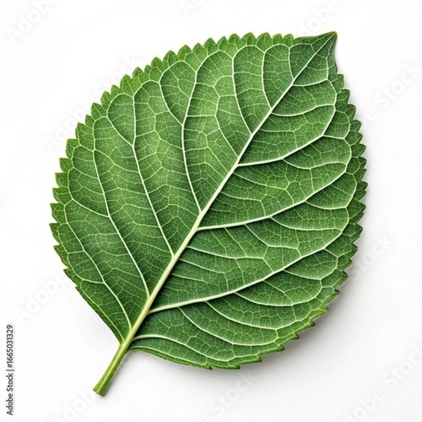 Obraz green leaf isolated on white