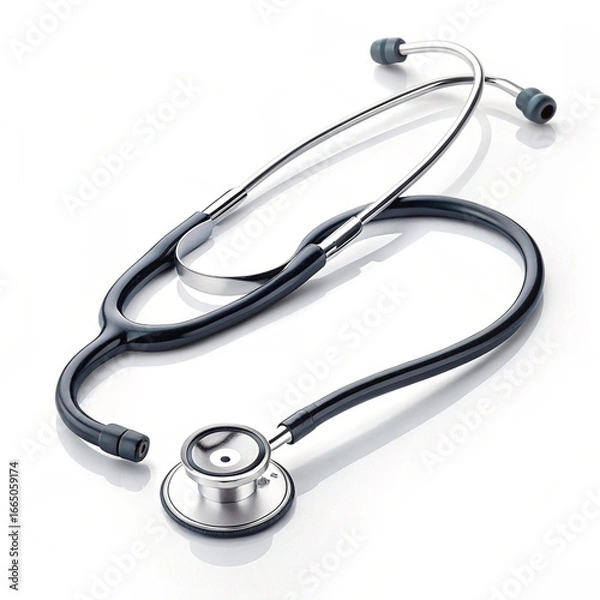 Obraz stethoscope on white background