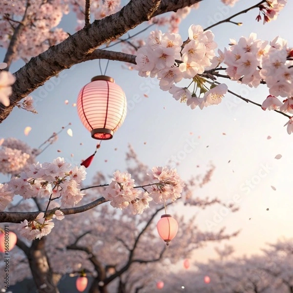 Obraz japanese cherry blossom