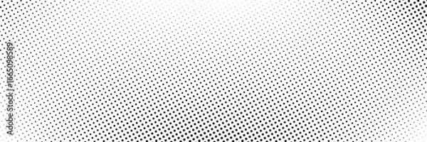 Fototapeta Dots halftone white and blue color pattern gradient grunge texture background. Dots pop art comics sport style vector illustration. modern