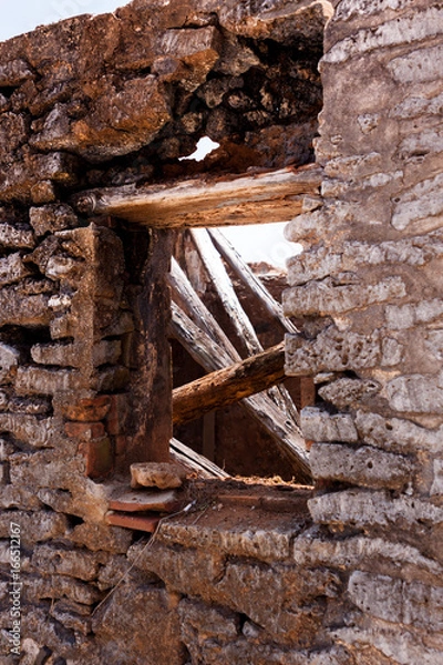 Obraz Coral stone wall