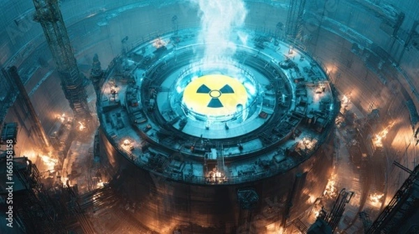 Obraz Nuclear power plant interior