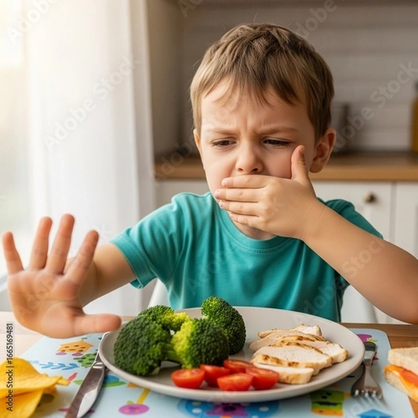 Fototapeta 편식하는어린이