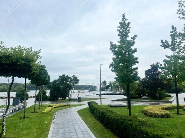 Obraz path in the park