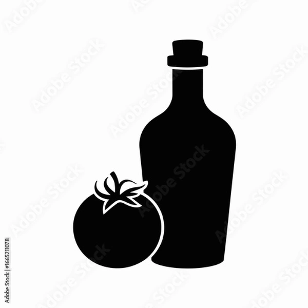 Fototapeta bottle of wine