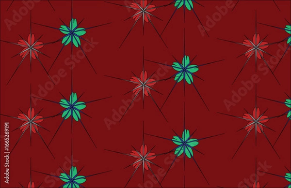 Obraz christmas seamless pattern
