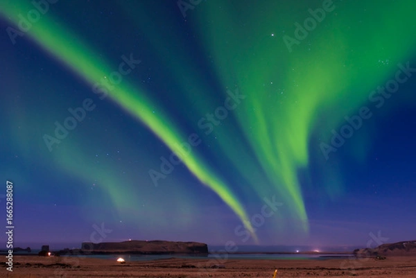 Obraz Zorza polarna nad Dyrnholaey 2025