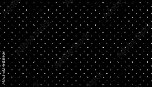 Obraz Subtle White Dots with Black Background.